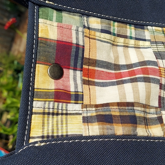 J. Crew Patchwork Shoulder bag. - Picture 2 of 12